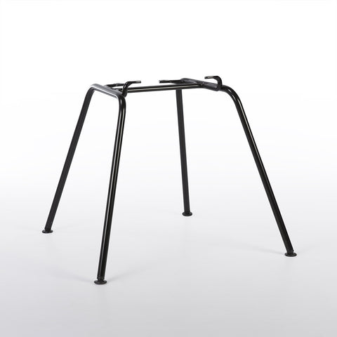 Black Herman Miller ‘H’ Base for Eames Arm and Side Shell Chairs